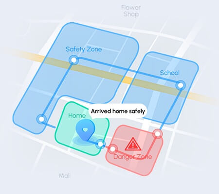 nova kids smart watch2: Προσαρμόσιμη ασφαλής ζώνη