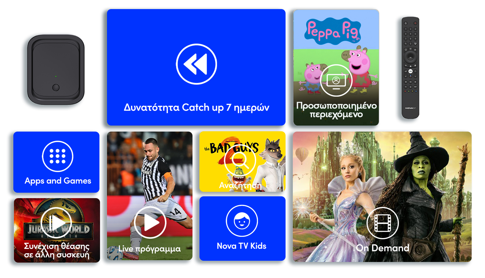 NOVA ΤΗΛΕΟΡΑΣΗ NOVA - Ανακάλυψε τις δυνατότητες.