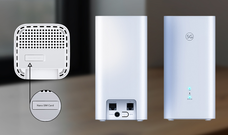 Τοποθέτηση SIM & σύνδεση ρεύματος