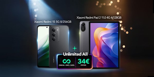 Unlimited All με δώρο Xiaomi smartphones
