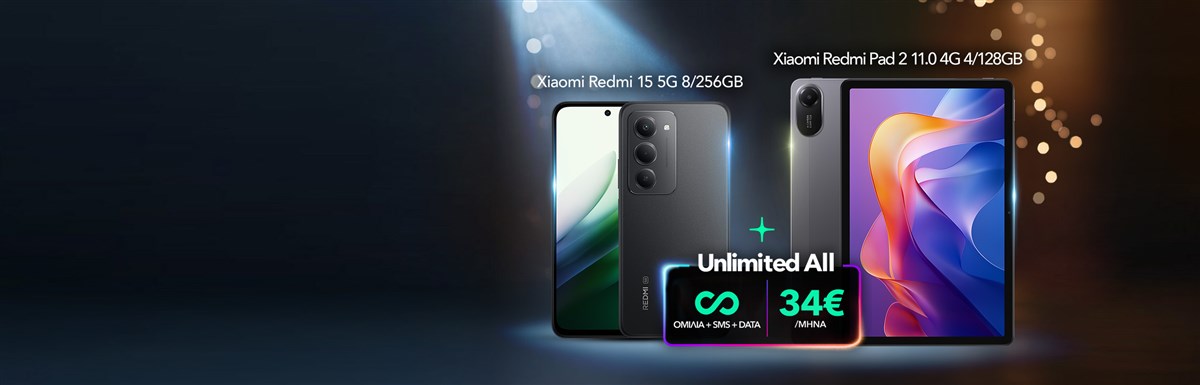Unlimited All με δώρο Xiaomi smartphones