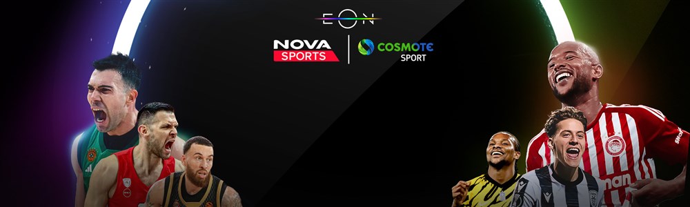 novasports & cosmote sport διαθέσιμα αθλητικά κανάλια στην eon tv