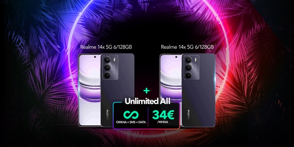 Unlimited All με δώρο Realme Smartphones