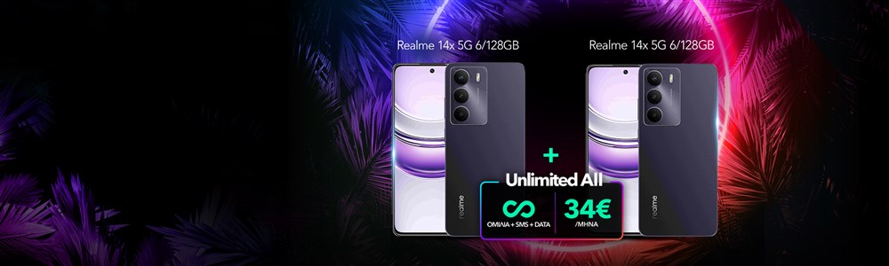 Unlimited All με δώρο Realme Smartphones