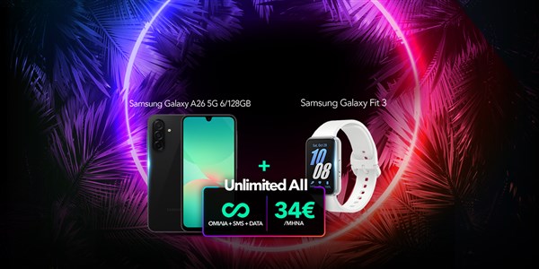 Unlimited All με δώρο Samsung smartphone & tablet