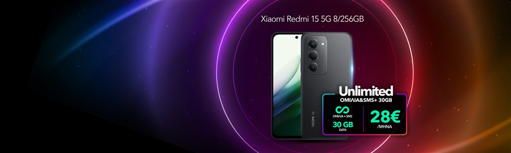 Unlimited Ομιλία&SMS+ 30GB με δώρο Xiaomi Redmi Pad 2 11.0 LTE 4/128GB